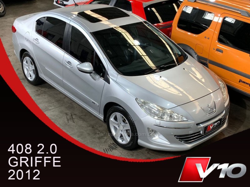 408 2.0 griffe 16v flex 4p automatico 2012 caxias do sul