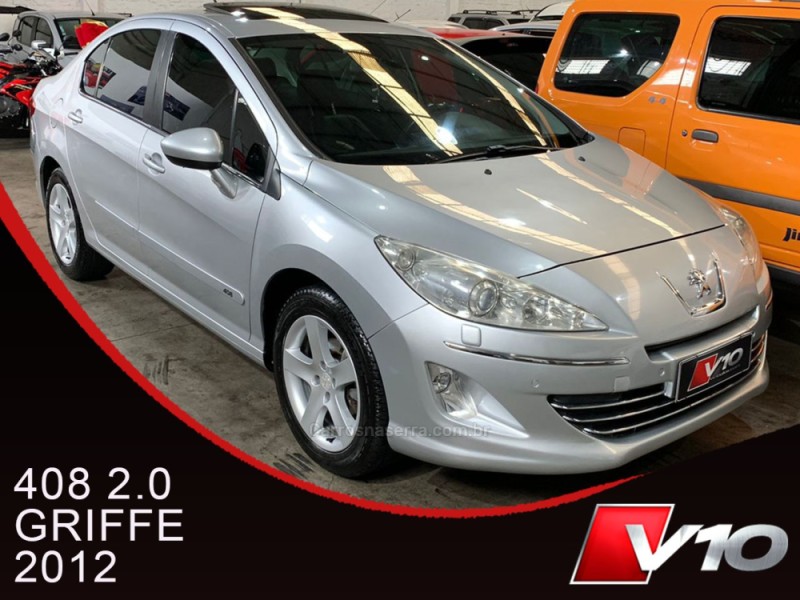 408 2.0 GRIFFE 16V FLEX 4P AUTOMÁTICO - 2012 - CAXIAS DO SUL