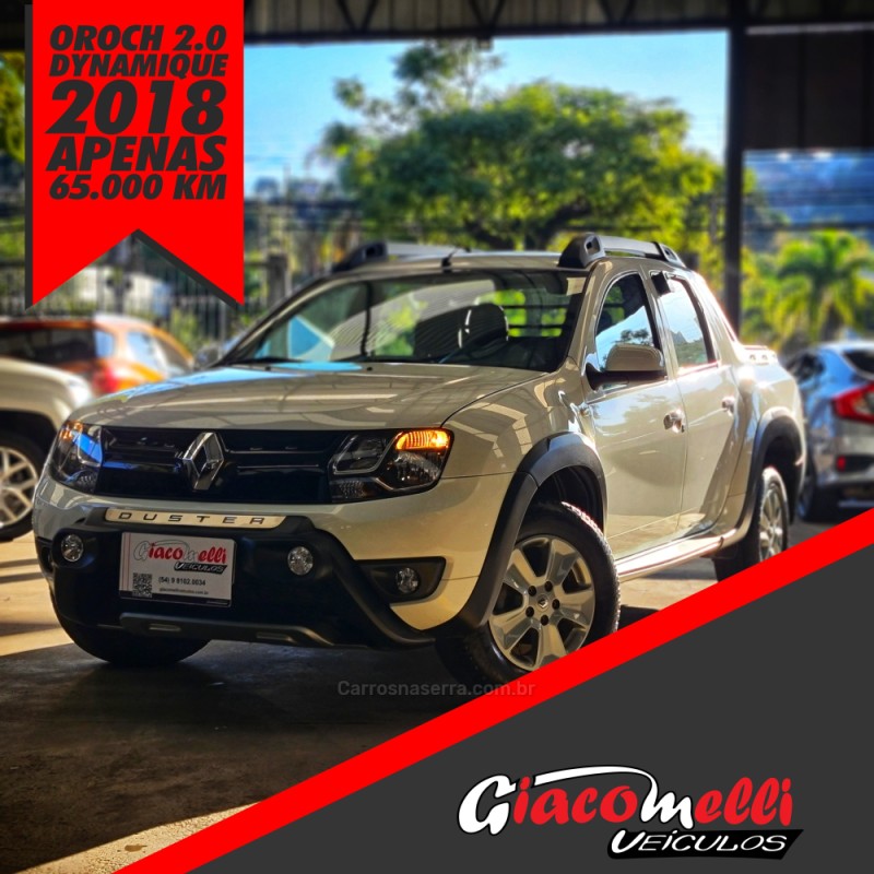 duster oroch 2.0 16v flex dynamique at 4p automatico 2018 caxias do sul