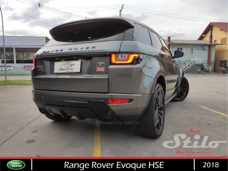 RANGE ROVER EVOQUE 2.0 HSE DYNAMIC 4WD 16V GASOLINA 4P AUTOMÁTICO - 2018 - BENTO GONçALVES