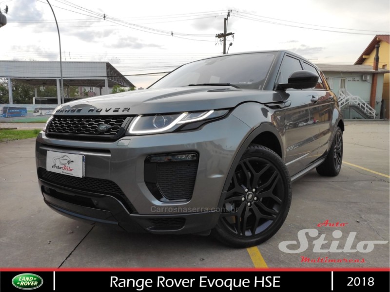 range rover evoque 2.0 hse dynamic 4wd 16v gasolina 4p automatico 2018 bento goncalves