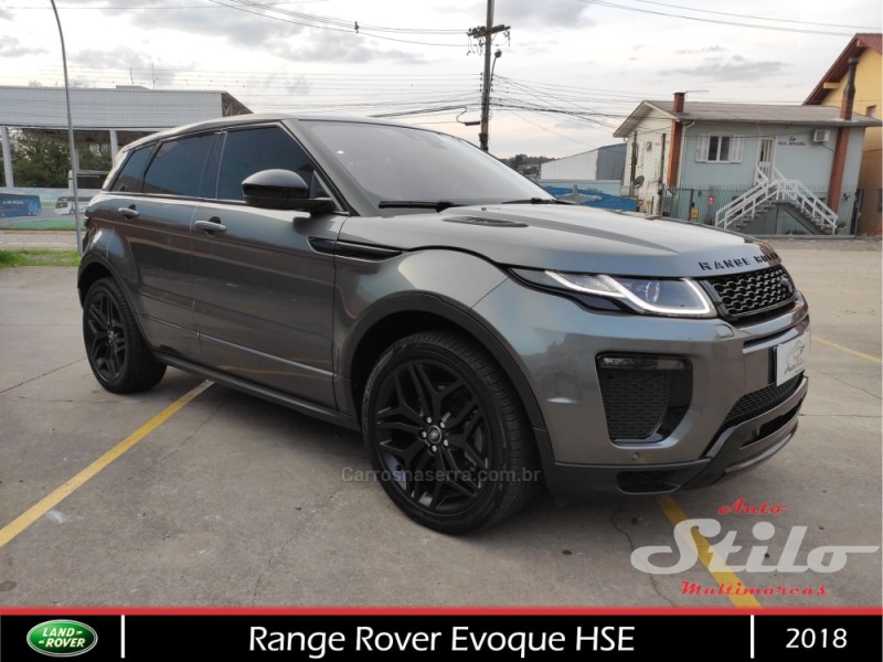 RANGE ROVER EVOQUE 2.0 HSE DYNAMIC 4WD 16V GASOLINA 4P AUTOMÁTICO - 2018 - BENTO GONçALVES