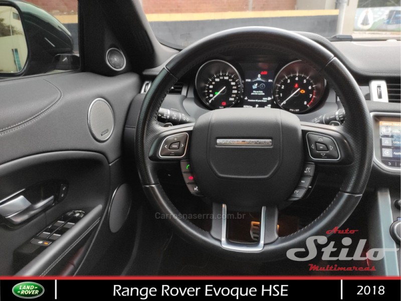 RANGE ROVER EVOQUE 2.0 HSE DYNAMIC 4WD 16V GASOLINA 4P AUTOMÁTICO - 2018 - BENTO GONçALVES