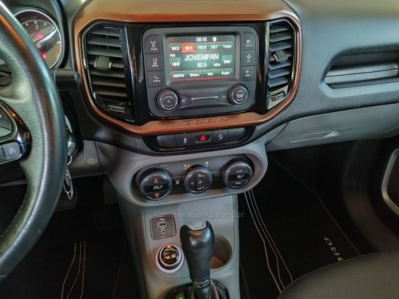 TORO 2.0 16V TURBO DIESEL VOLCANO 4WD AUTOMÁTICO - 2017 - CAXIAS DO SUL
