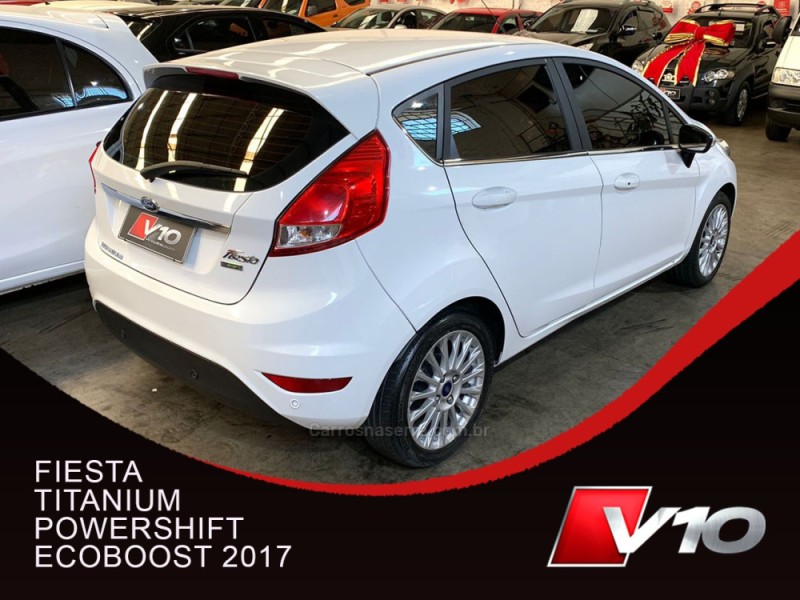 FIESTA 1.0 ECOBOOST TITANIUM HATCH 12V GASOLINA 4P AUTOMÁTICO - 2017 - CAXIAS DO SUL