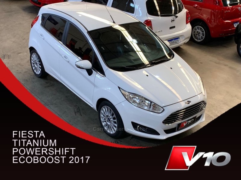 fiesta 1.0 ecoboost titanium hatch 12v gasolina 4p automatico 2017 caxias do sul