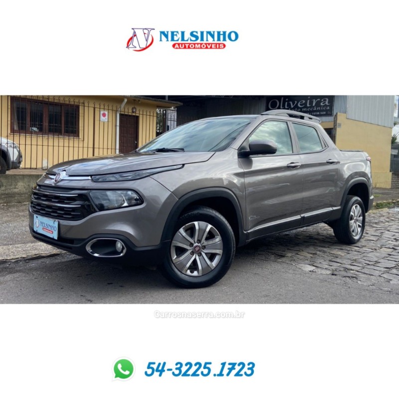 toro 1.8 16v evo flex freedom road automatico 2018 caxias do sul