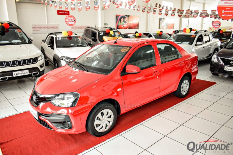 ETIOS 1.5 X SEDAN 16V FLEX 4P MANUAL - 2020 - SANTA CRUZ DO SUL
