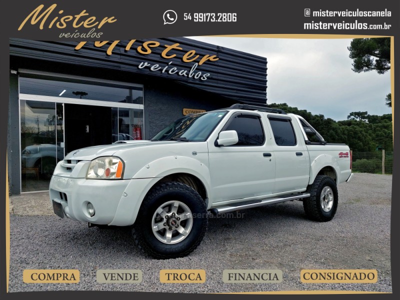 frontier 2.8 xe 4x4 cd turbo eletronic diesel 4p manual 2005 canela