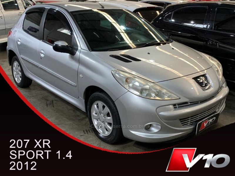 207 1.4 XR SPORT 8V FLEX 4P MANUAL - 2012 - CAXIAS DO SUL