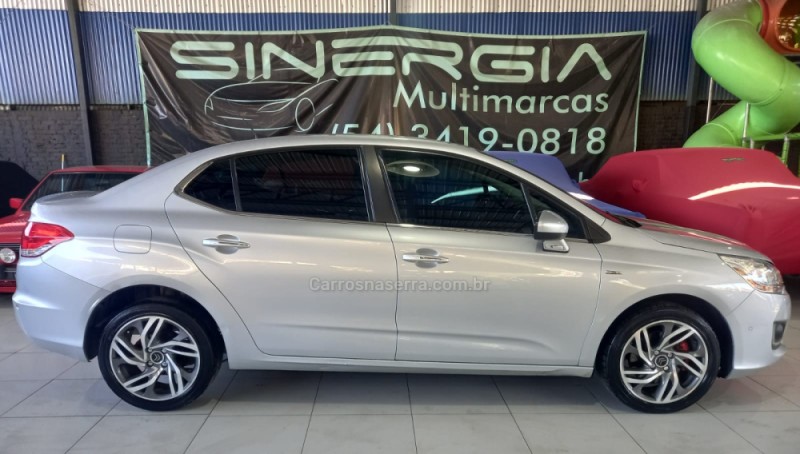 C4 LOUNGE 1.6 EXCLUSIVE 16V TURBO GASOLINA 4P AUTOMÁTICO - 2014 - CAXIAS DO SUL