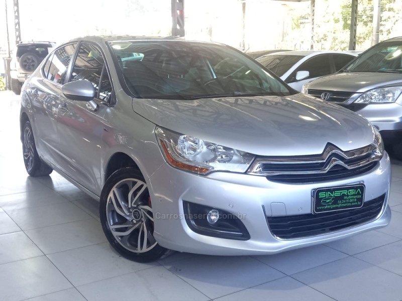 C4 LOUNGE 1.6 EXCLUSIVE 16V TURBO GASOLINA 4P AUTOMÁTICO - 2014 - CAXIAS DO SUL
