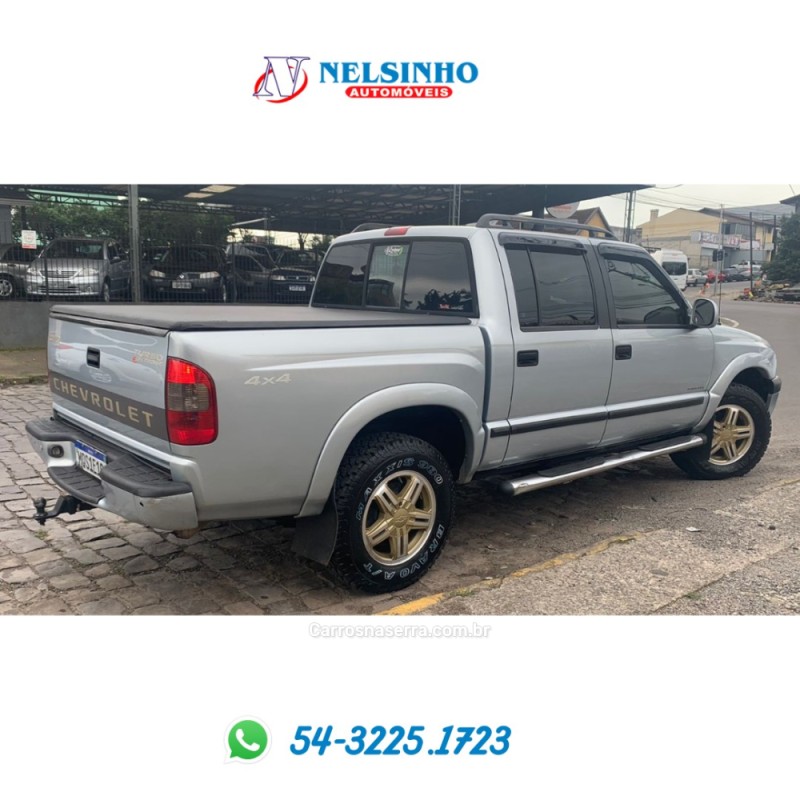 S10 2.8 EXECUTIVE 4X4 CD 12V TURBO ELECTRONIC INTERCOOLER DIESEL 4P MANUAL - 2007 - CAXIAS DO SUL