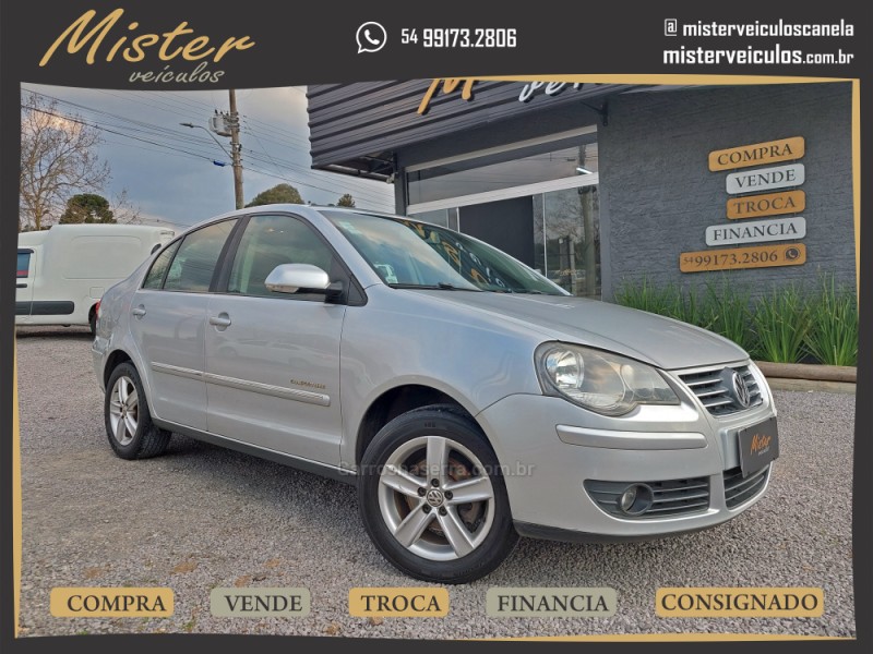 POLO SEDAN 1.6 MI COMFORTLINE 8V FLEX 4P MANUAL - 2011 - CANELA