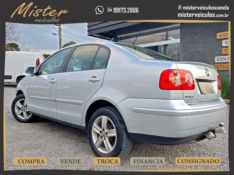 POLO SEDAN 1.6 MI COMFORTLINE 8V FLEX 4P MANUAL - 2011 - CANELA
