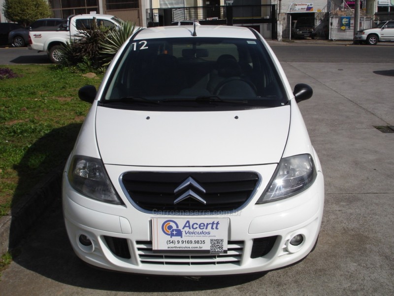 C3 1.4 I GLX 8V FLEX 4P MANUAL - 2012 - CAXIAS DO SUL