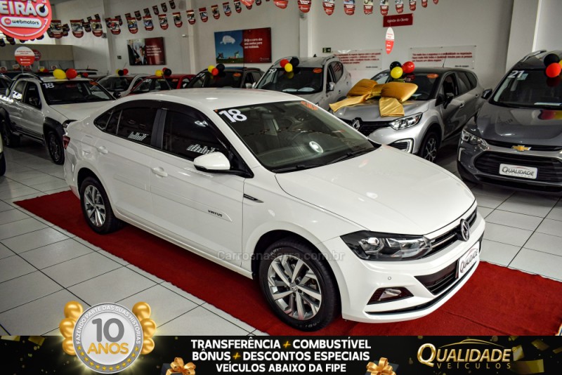 virtus 1.0 200 tsi comfortline automatico 2018 santa cruz do sul