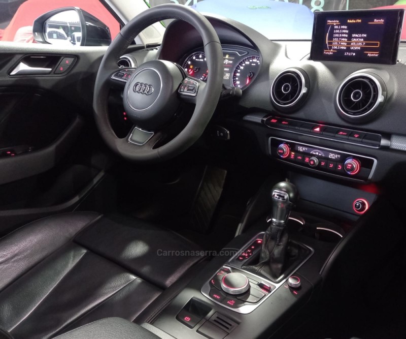 A3 2.0 TFSI SEDAN AMBITION 16V GASOLINA 4P S-TRONIC - 2016 - CAXIAS DO SUL