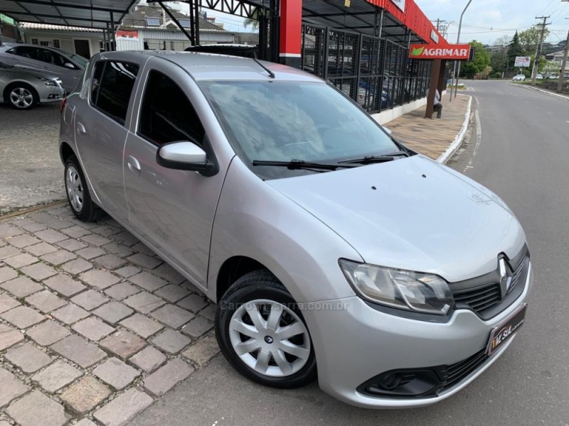 sandero 1.0 authentique 12v flex 4p manual 2018 caxias do sul