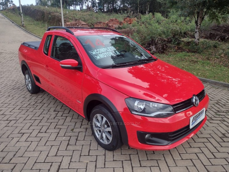 SAVEIRO 1.6 MI CE 8V FLEX 2P MANUAL G.VI - 2014 - CANELA