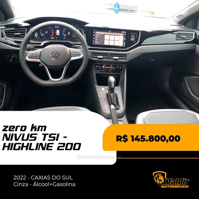 NIVUS 1.0 TSI HIGHLINE FLEX 4P AUTOMÁTICO - 2022 - CAXIAS DO SUL