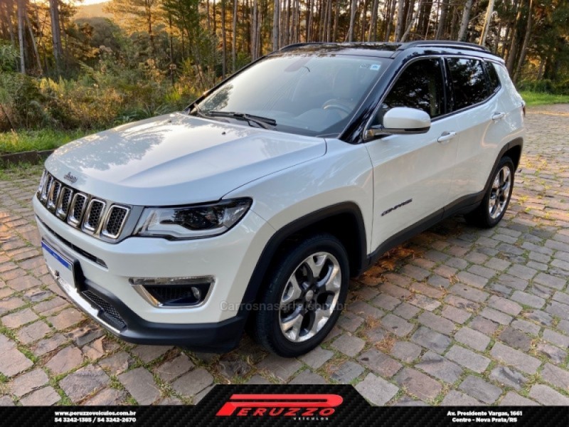 compass 2.0 16v flex limited automatico 2018 nova prata