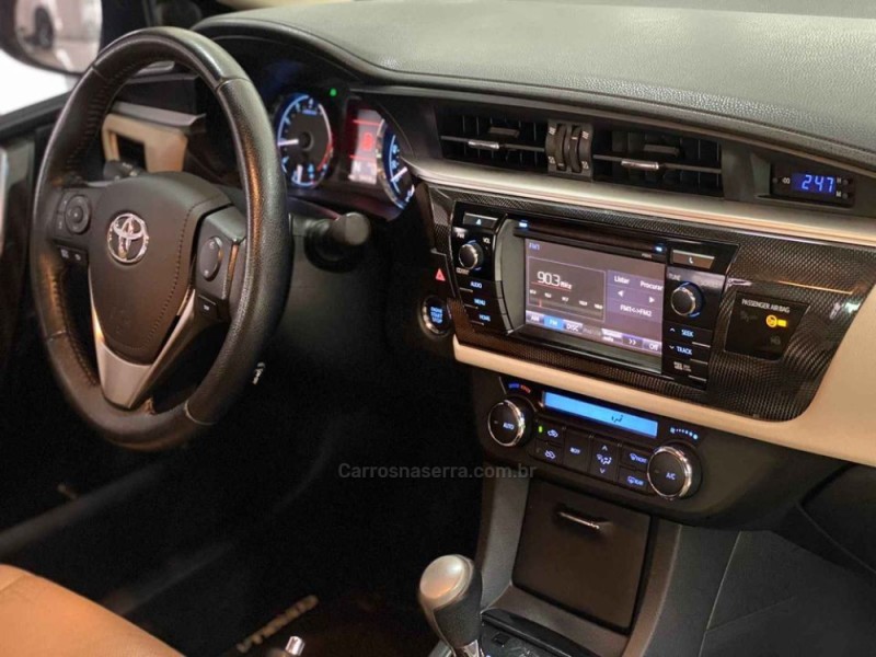 COROLLA 2.0 ALTIS 16V FLEX 4P AUTOMÁTICO - 2015 - ESTâNCIA VELHA