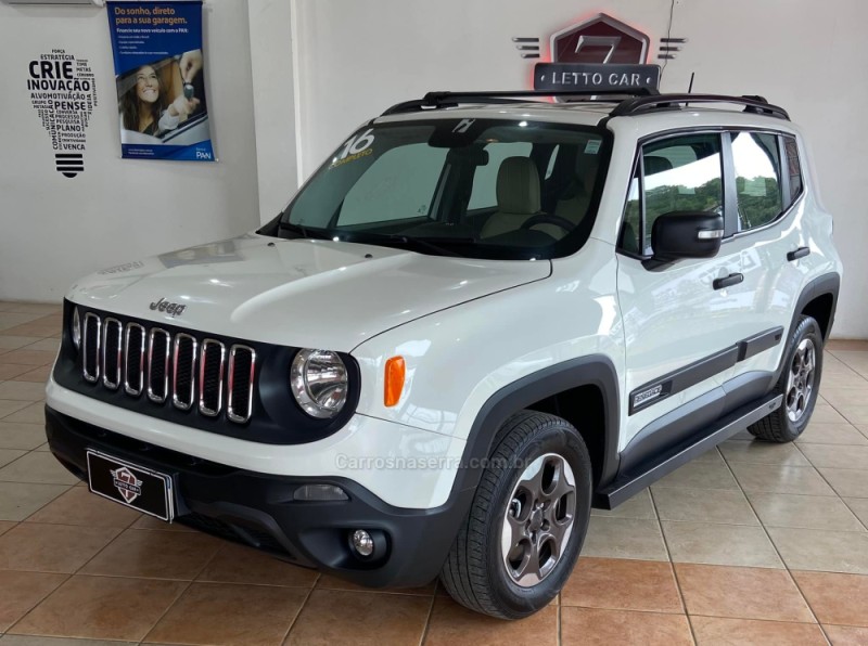 RENEGADE 2.0 16V TURBO DIESEL SPORT 4P 4X4 AUTOMÁTICO - 2016 - IGREJINHA