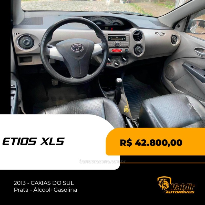 ETIOS 1.5 XLS SEDAN 16V FLEX 4P MANUAL - 2013 - CAXIAS DO SUL