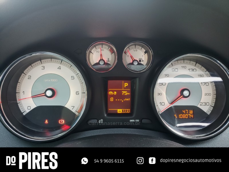 408 1.6 GRIFFE 16V TURBO GASOLINA 4P AUTOMÁTICO - 2014 - CAXIAS DO SUL