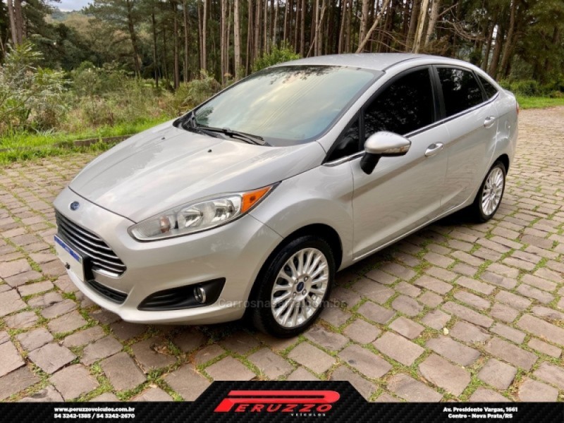 fiesta 1.6 titanium sedan 16v flex 4p automatico 2015 nova prata