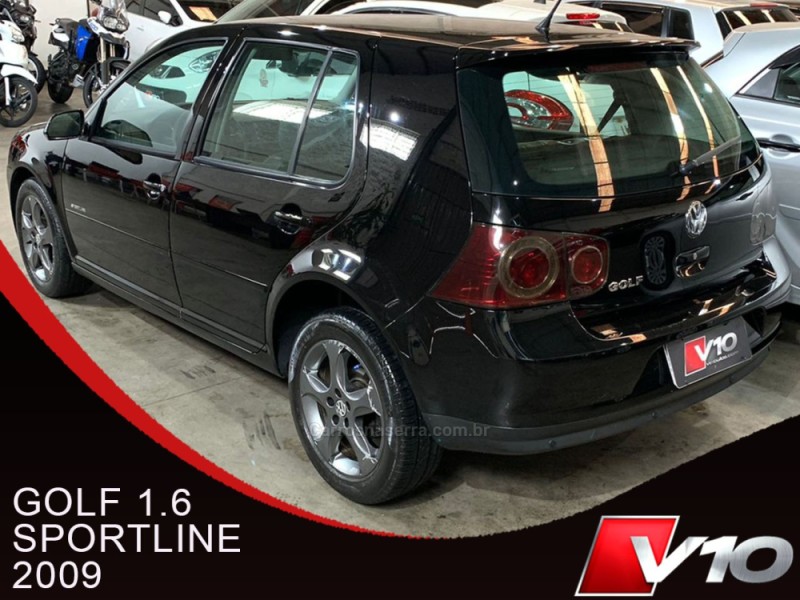 GOLF 1.6 MI SPORTLINE 8V FLEX 4P MANUAL - 2009 - CAXIAS DO SUL
