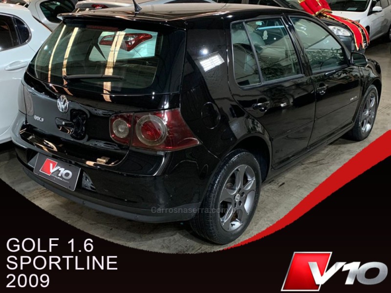 GOLF 1.6 MI SPORTLINE 8V FLEX 4P MANUAL - 2009 - CAXIAS DO SUL