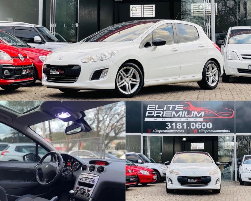 308 2.0 allure 16v flex 4p manual 2013 estancia velha