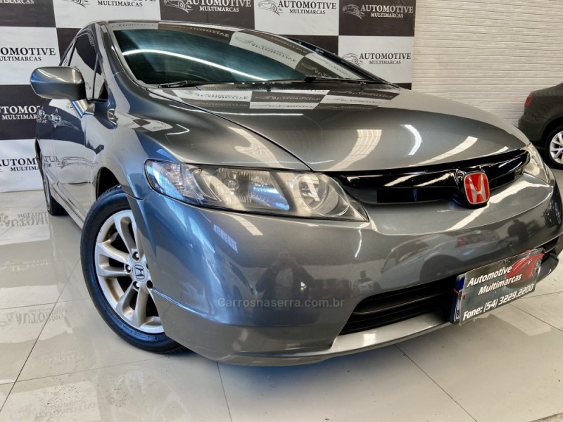 CIVIC 1.8 LXS 16V GASOLINA 4P MANUAL - 2007 - CAXIAS DO SUL