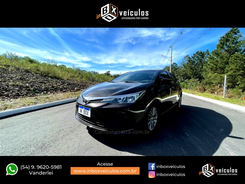 COROLLA 1.8 GLI UPPER 16V FLEX 4P AUTOMÁTICO - 2019 - GRAMADO