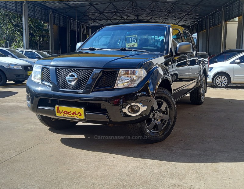 frontier 2.5 s 4x4 cd turbo eletronic diesel 4p manual 2016 vacaria