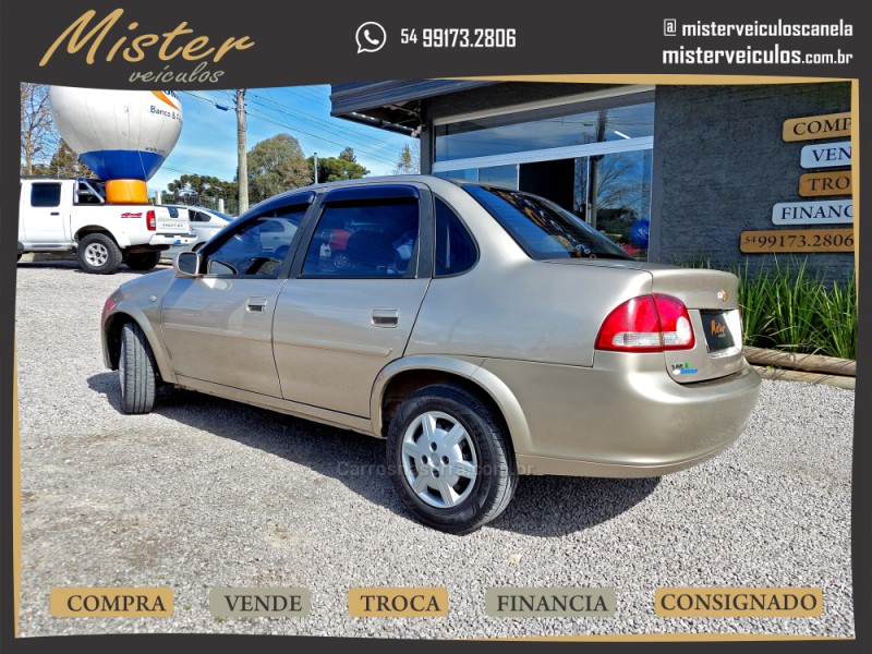 CLASSIC 1.0 MPFI LS 8V GASOLINA 4P MANUAL - 2013 - CANELA