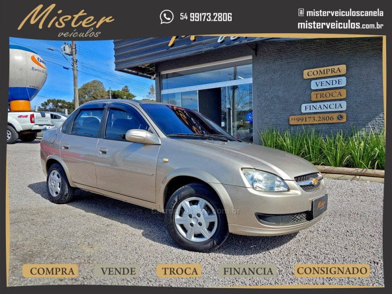 CLASSIC 1.0 MPFI LS 8V GASOLINA 4P MANUAL - 2013 - CANELA