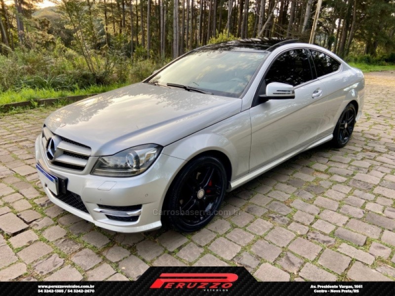 c 250 2.0 cgi sport coupe turbo 16v gasolina 2p automatico 2014 nova prata