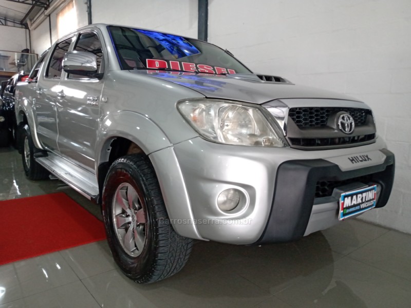 HILUX 3.0 SRV 4X4 CD 16V TURBO INTERCOOLER DIESEL 4P AUTOMÁTICO - 2010 - CAXIAS DO SUL