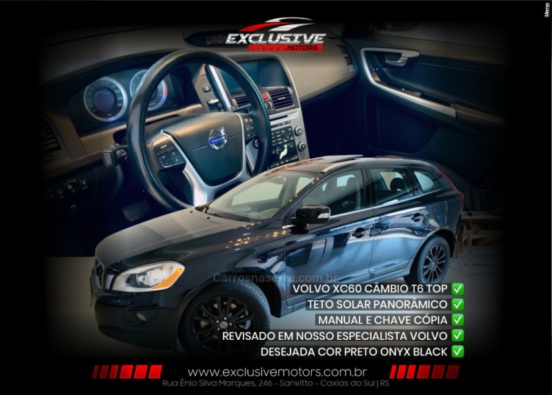 xc60 3.0 t6 top awd turbo gasolina 4p automatico 2010 caxias do sul