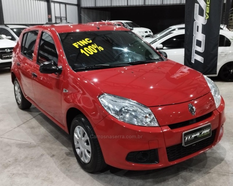 sandero 1.0 authentique 16v flex 4p manual 2012 campo bom