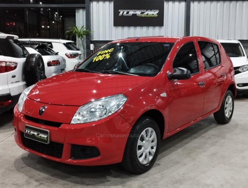 SANDERO 1.0 AUTHENTIQUE 16V FLEX 4P MANUAL - 2012 - CAMPO BOM