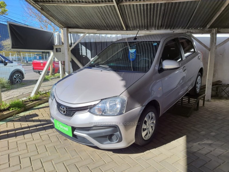 etios 1.5 ready 16v flex 4p automatico 2018 garibaldi