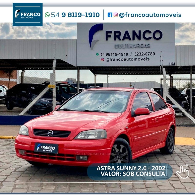 astra 2.0 mpfi sunny 8v gasolina 2p manual 2002 vacaria