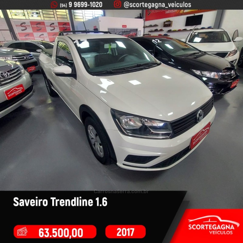 SAVEIRO 1.6 MI TRENDLINE CS 8V FLEX 2P MANUAL