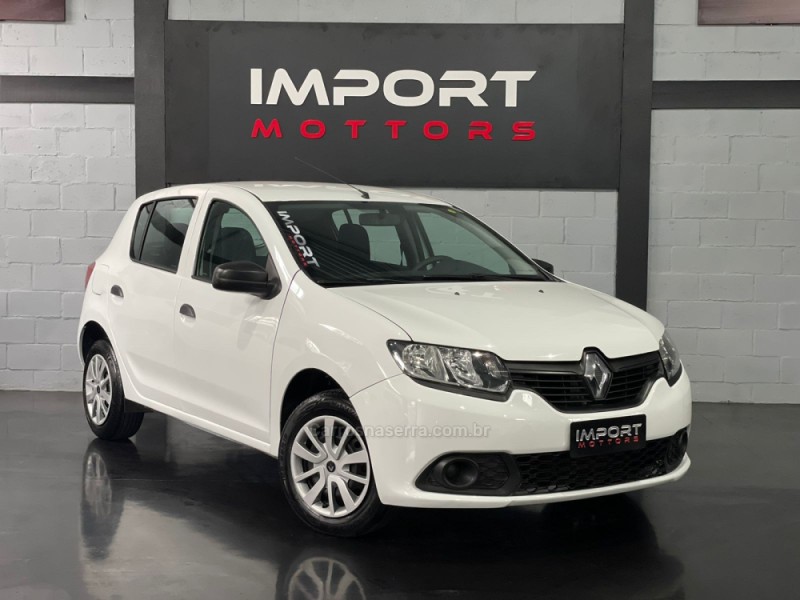 sandero 1.0 authentique 12v flex 4p manual 2020 estancia velha