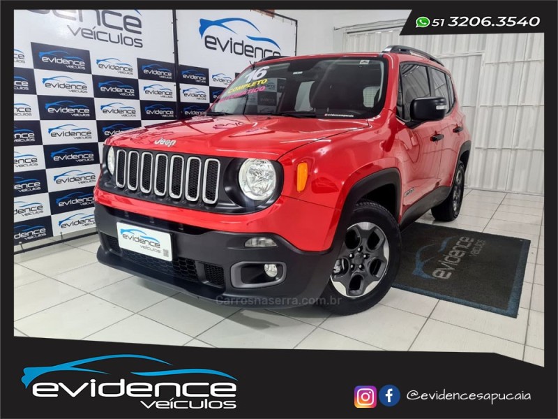 RENEGADE 1.8 16V FLEX SPORT 4P AUTOMÁTICO - 2016 - SAPUCAIA DO SUL