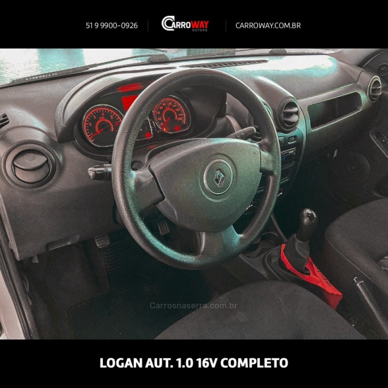LOGAN 1.0 AUTHENTIQUE 16V FLEX 4P MANUAL - 2012 - FELIZ